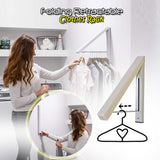 Folding Retractable Clothes Rack