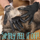 Upgrade Animal Grooming Gloves