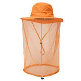 Outdoor 360-degree sun protection and insect protection cap