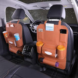 Car seat back storage bag