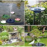 60% OFF--SOLAR POWERED FOUNTAIN PUMP - PERFECT FOR YOUR GARDEN OR PATIO