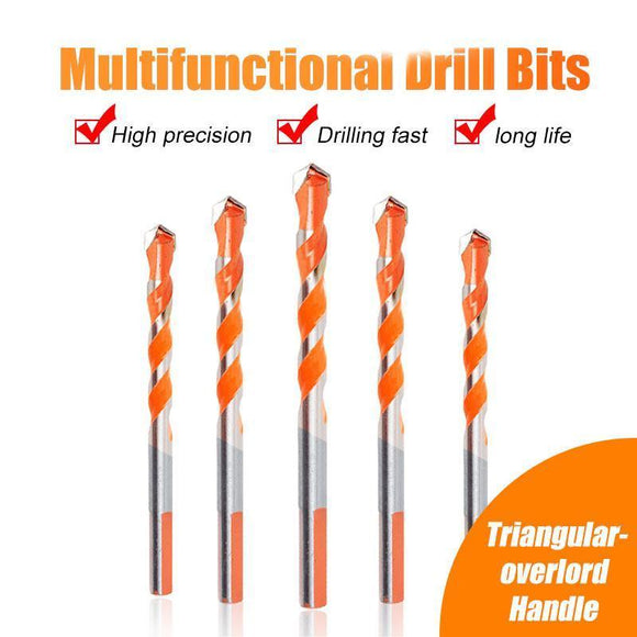 Triangular-overlord Handle Multifunctional Drill Bits