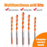 Triangular-overlord Handle Multifunctional Drill Bits