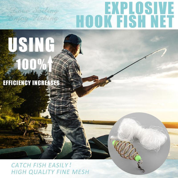 Explosive Hook Fish Net