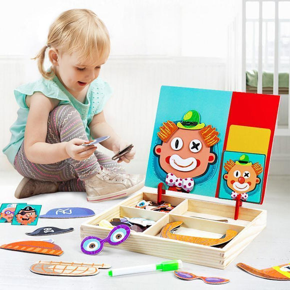 Magnetic puzzle box preschool education toys