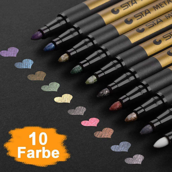 Wasserdichte Paint Marker Stifte（TEN COLORS）