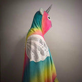 Unicorn blanket cloak