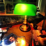 Retro table lamp Emeralite Lamp