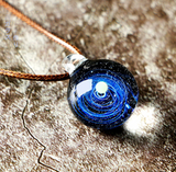 Cosmic glass pendant