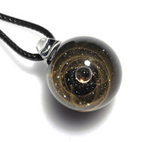 Cosmic glass pendant