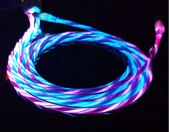 Luminescent data cable