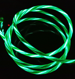 Luminescent data cable