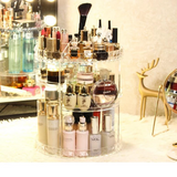 High Quality 360～ Rotating Crystal Cosmetic Storage Box-Free shipping