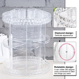 High Quality 360～ Rotating Crystal Cosmetic Storage Box-Free shipping