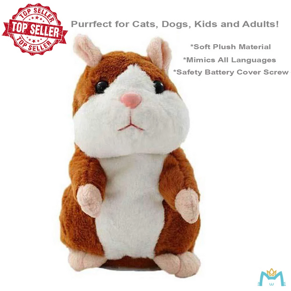 Cute Repeating Talking Plush Hamster