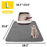 70% Off Anniversary Sale | 2019 Arelia Pro New Double Layer Larger Size Cat Litter Mat