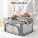 TRANSPARENT FOLDING STORAGE BOX