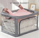 TRANSPARENT FOLDING STORAGE BOX