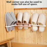 Wall Mounted Folding Slippers Rack