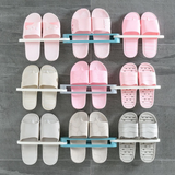 Wall Mounted Folding Slippers Rack