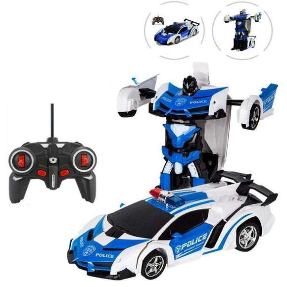 Remote Control Transforming Robot Car