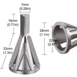 Domom Deburring External Chamfer Tool for Drill Bit(2 PACK)