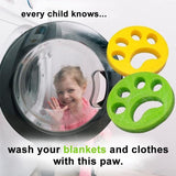 Pet Hair Remover paw for Laundry