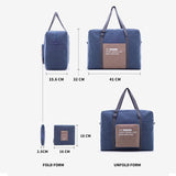 Portable collapsible large-capacity travel bag