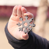 18-in-1 stainless steel snowflakes multi-tool