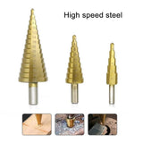 Domom Titanium Step Drill (3 pieces)