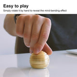 Office Toys Stress Relief Visual Illusion Metal Ball