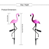 Hot SaleFlamingo Lawn LampGarden Outdoor Decor Solar Lights Path  with Solar Panel Waterproof-  Yard Ornaments