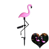 Hot SaleFlamingo Lawn LampGarden Outdoor Decor Solar Lights Path  with Solar Panel Waterproof-  Yard Ornaments