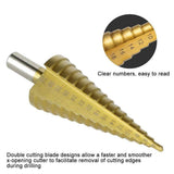 Domom Titanium Step Drill (3 pieces)