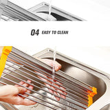 Roll-Up Drainer Rack