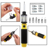 6 in 1 Screwdriver - 360 Degree Twist Bit