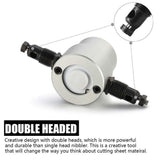 Domom Double-Headed Handheld Metal Nibbler Cutter