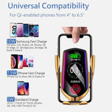 Car Charging Holder Fast Wireless Phone Holder Air Vent