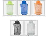 Outdoor 360-degree sun protection and insect protection cap