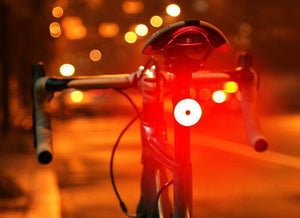 Intelligent induction taillights for bicycles