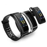 【Free Shipping Today】2-in-1 Smart Bracelet with Bluetooth Earphone