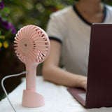 Mini Phone Holder Handheld Fan