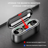 2019 New Upgraded Smart Touch 8D Stereo Waterproof Wireless Earphone With LED Power Display