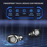 2019 New Upgraded Smart Touch 8D Stereo Waterproof Wireless Earphone With LED Power Display