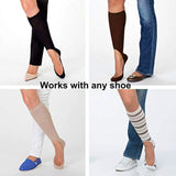 Comfortable Knee High No-Show Socks, One Size Fits Most. 3 Packs!