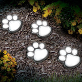 60%OFF-Solar-Powered Paw Print Lights（4pcs）